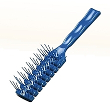 7-Row Hair Brush, blue - Comair — photo N1