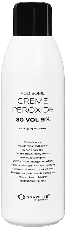 Hair Color Oxidizer 9% - Grazette Add Some Creme Peroxide 30 Vol — photo N4