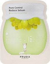 Fragrances, Perfumes, Cosmetics Sebum-Regulating Sheet Mask - Frudia Pore Control Green Grape Mask