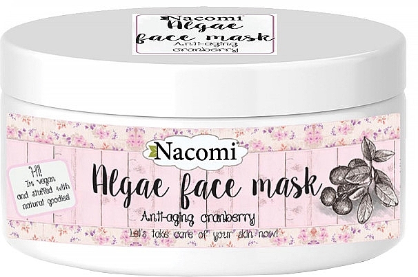 Cranberry Alginate Face Mask - Nacomi Professional Face Mask — photo N1
