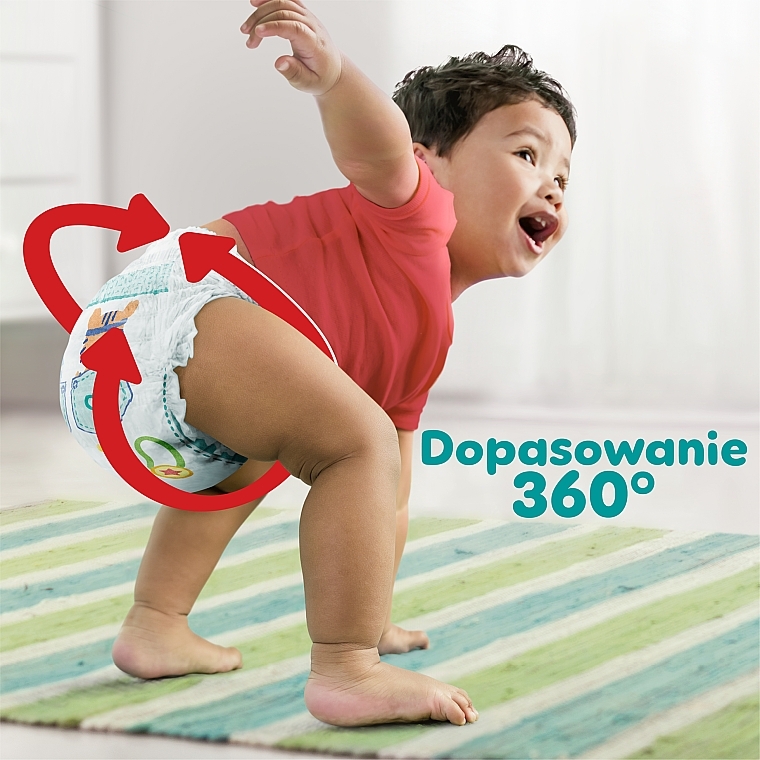 Diaper Pants, size 4 (maxi), 9-15 kg, mega box 176pcs - Pampers — photo N11