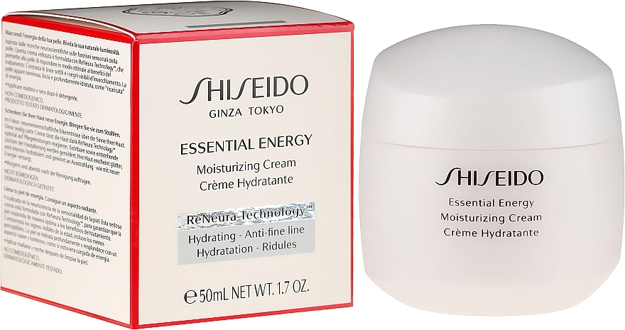 Moisturizing Face Cream - Shiseido Essential Energy Moisturizing Cream — photo N1