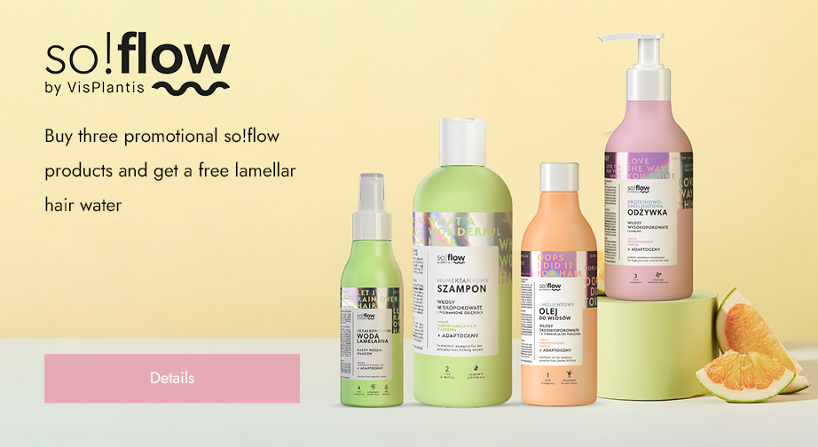 Buy three promotional so!flow products and get a free lamellar hair water