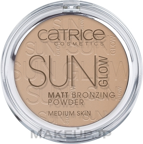 Bronzing Powder - Catrice Sun Glow Matt Bronzing Powder — photo 030 - Medium Bronze