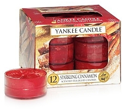 Fragrances, Perfumes, Cosmetics Tea Light - Yankee Candle Tea light Sparkling Cinnamon Candle