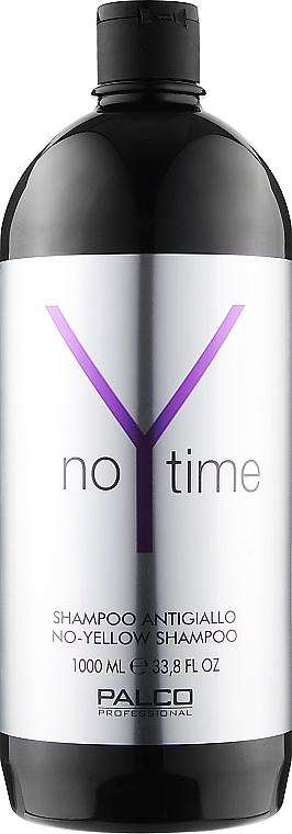 Anti-Yellow Shampoo - Palco Professional No Y Time No-Yellow Shampoo — photo N1