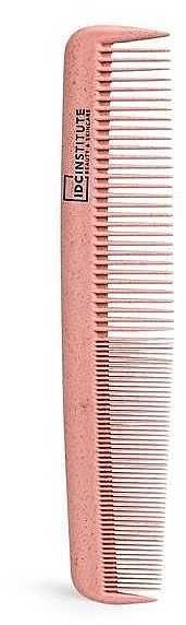 Comb with Rounded Teeth, biodegradable, pink - IDC Institute Eco Dressing Comb — photo N1