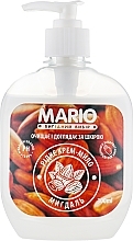 Fragrances, Perfumes, Cosmetics Liquid Cream Soap "Almond" - Mario