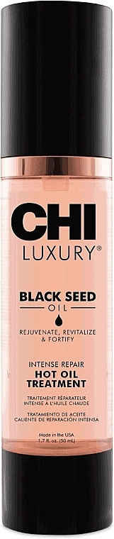 Black Cumin Oil Hair Elixir - CHI Luxury Black Seed Oil Intense Repair Hot Oil Treatment — photo N1