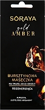 Regenerating Amber Face, Neck & Decollete Mask - Soraya Gold Amber — photo N1