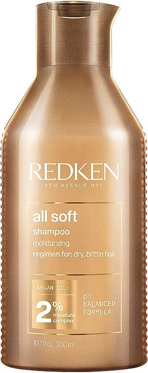 Dry & Brittle Hair Shampoo - Redken All Soft Shampoo — photo N1