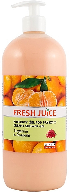 Shower Cream-Gel "Mandaring & Ginger" - Fresh Juice Hawaiian Paradise Tangerine & Awapuhi — photo N2