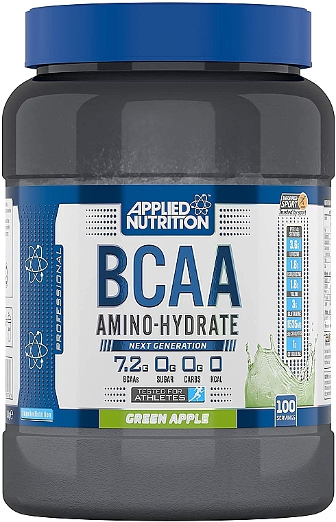 Sports Nutrition "Green Apple" - Applied Nutrition BCAA Amino-Hydrate Green Apple — photo N8