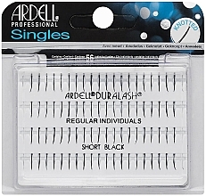 False Lashes Kit - Ardell Singles Regular Short Black Lashes — photo N1