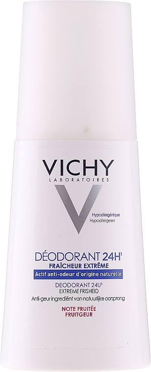 Deodorant Spray - Vichy Deodorant Ultra Frais 24h Parfum Fruite Spray — photo N1