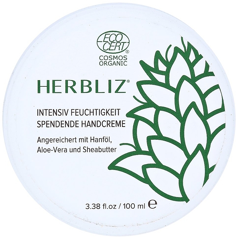 Intensive Moisturizing Hand Cream - Herbliz — photo N1