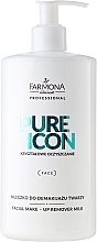 Fragrances, Perfumes, Cosmetics Makeup Remover Milk - Farmona Professional Pure Icon Facial Make-up Remover Milk