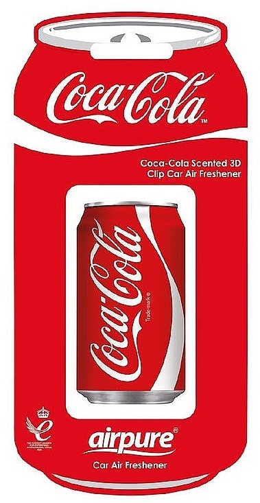 Coca-Cola Car Air Freshener - Airpure Car Vent Clip Air Freshener Coca-Cola — photo N1