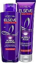 Toning Shampoo for Blonde, Highlighted and Silver Hair - L'Oreal Paris Elseve Purple — photo N14