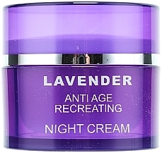 Fragrances, Perfumes, Cosmetics Night Face Cream "Lavender" - BioFresh Herbs of Bulgaria Anti Age Hydrating Night Cream Lavender