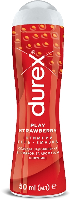 Intimate Gel Lubricant with Strawberry Scent - Durex Play Sweet Strawberry — photo N3