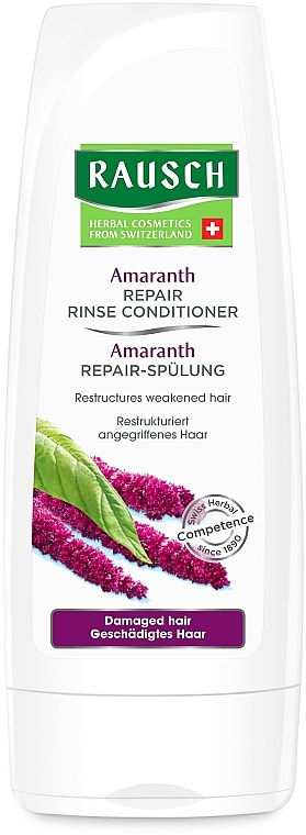 Damaged Hair Conditioner - Rausch Amaranth Repair Rinse Conditioner — photo N1