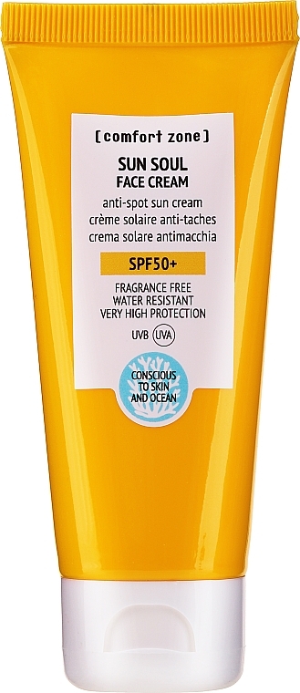 Anti-Age Spots Face Sunscreen - Comfort Zone Sun Soul Face Cream SPF50+ — photo N2