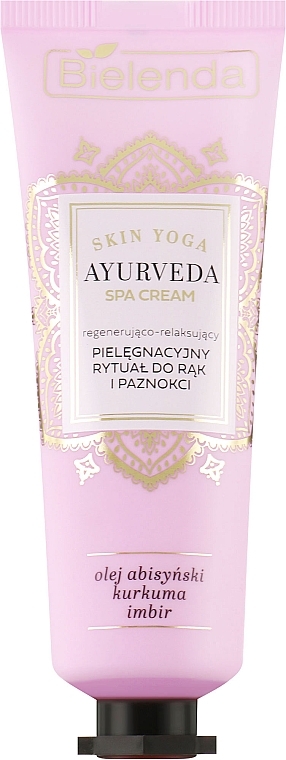 Repairing & Relaxing Hand Cream - Bielenda Ayurveda Skin Yoga Hand Cream — photo N1