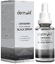 Charcoal Face Serum - Dermokil Anti Blemish Black Serum — photo N3