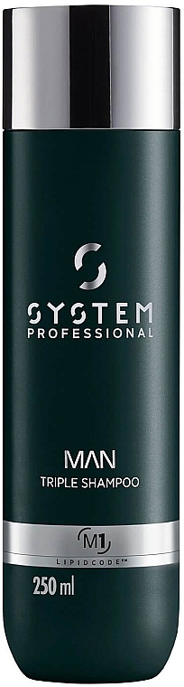 Universal Men Shampoo - System Professional Lipidcode Man Triple Shampoo M1 — photo N1