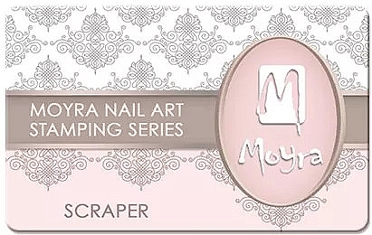 Stamping Scraper - Moyra Nail Art Stamping Series Scraper — photo N1