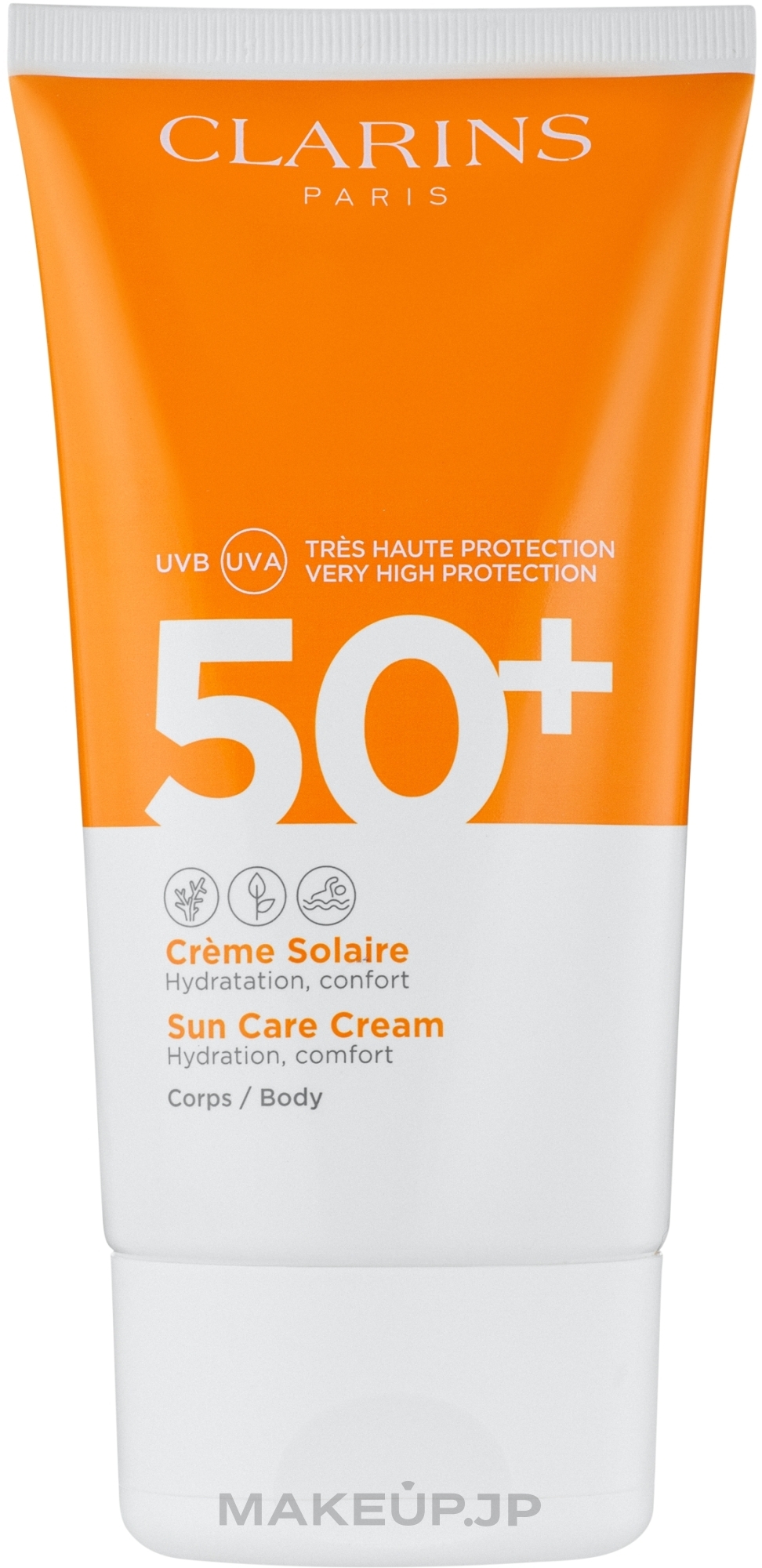 Sun Protection Body Cream - Clarins Solaire Corps Hydratante Cream SPF 50+ — photo 150 ml