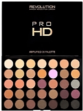 Eyeshadow Palette - Makeup Revolution Pro HD Palette Amplified 35 — photo N1