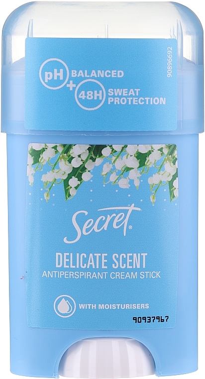 Cream Antiperspirant Deodorant - Secret Key Platinum Power Delicate Antiperspirant Deodorant — photo N1