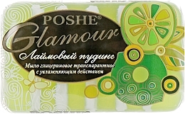 Glycerin Transparent Soap 'Lime Pudding' - Poshe — photo N1