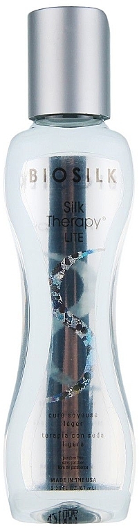 Leave-In Hair Liquid Silk - BioSilk Silk Therapy Lite Silk Treatment — photo N3