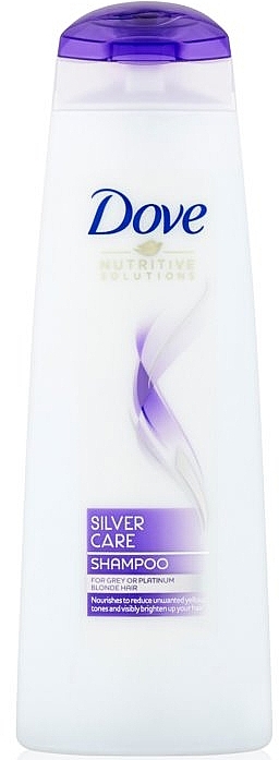 GIFT! Shampoo for Gray and Light Hair - Dove Nutritive Solutions Silver Care — photo N9