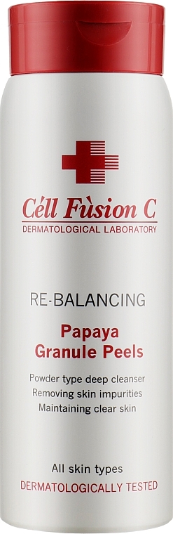 Face Cleansing Enzyme Peeling - Cell Fusion C Papaya Granule Peels — photo N3