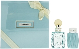 Fragrances, Perfumes, Cosmetics Miu Miu L’Eau Bleue - Set (edp/100ml + b/lot/100ml)