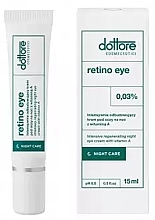 Fragrances, Perfumes, Cosmetics Intensive Repair Vitamin A 0,3% Night Eye Cream - Dottore Retino Eye