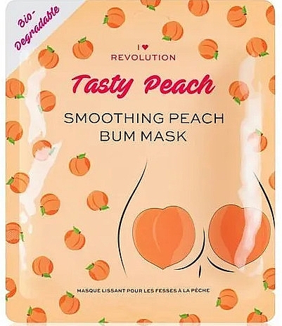 Bum Sheet Mask - I Heart Revolution Tasty Peach Bum Sheet Mask — photo N1