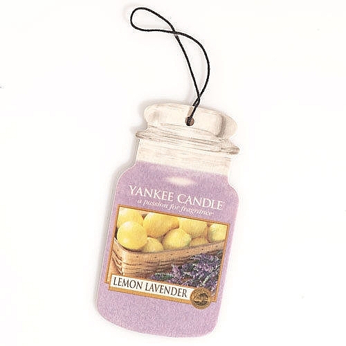 Air Freshener "Lemon with Lavender" - Yankee Candle Fluffy Lemon Lavender 2D Jar Classic — photo N1