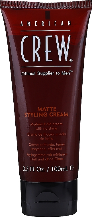 Medium Hold Hair Styling Cream without Shine - American Crew Classic Ultramatte — photo N3