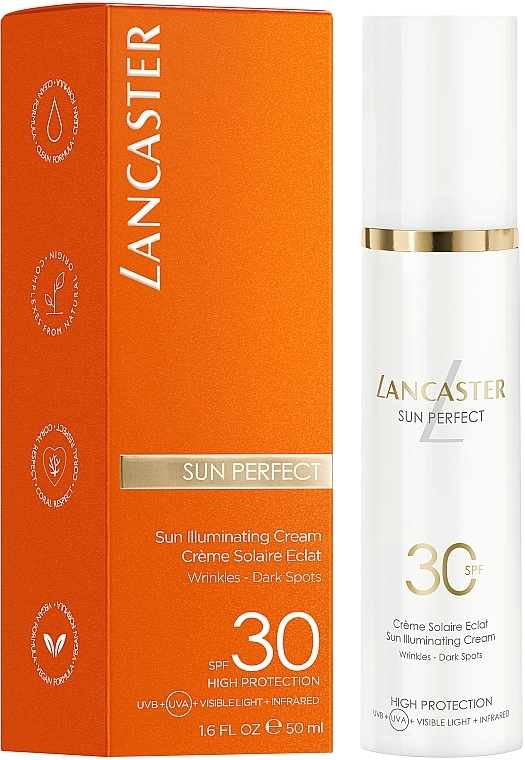 Face Sun Cream - Lancaster Sun Perfect Sun Illuminating Cream SPF 30 — photo N16
