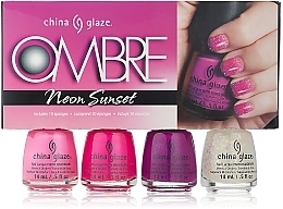 Fragrances, Perfumes, Cosmetics Nail Polish Set - China Glaze Ombre Neon Sunset