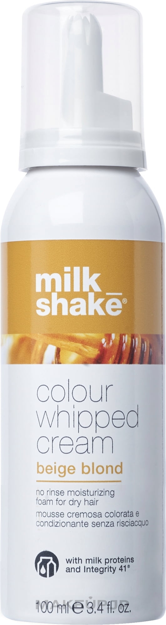 Leave-In Moisturizing Hair Whipped Cream - Milk_Shake Colour Whipped Cream — photo Beige Blond