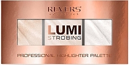 Highlighter Palette - Revers Lumi Strobing Professional Highlighter Palette — photo N5
