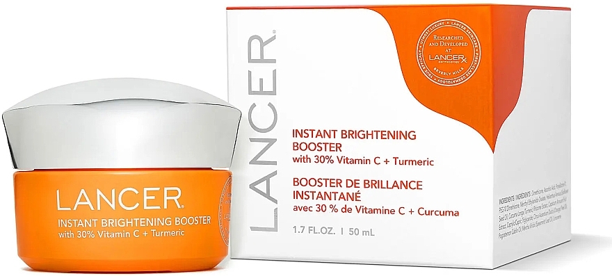 Instant Brightening Booster - Lancer Instant Brightening Booster with 30% Vitamin C + Turmeric — photo N2