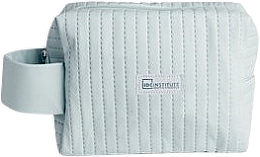 Cosmetic Bag 17x18x6.5 cm, light blue - Idc Institute Handle Travel Bag — photo N1