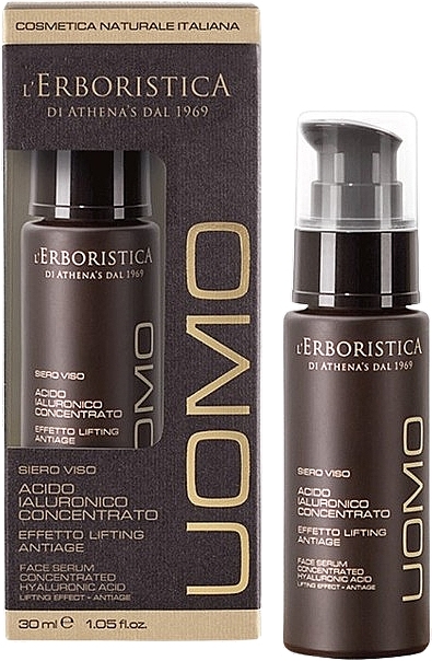 Hyaluronic Acid Concentrated Face Serum - Athena's L'Erboristica Uomo — photo N1